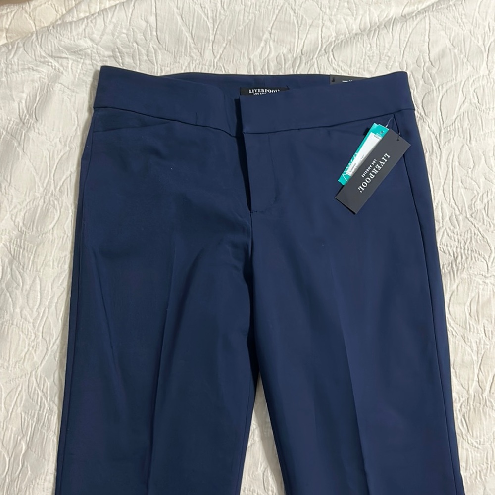 Liverpool Maille Bootcut Pant Navy